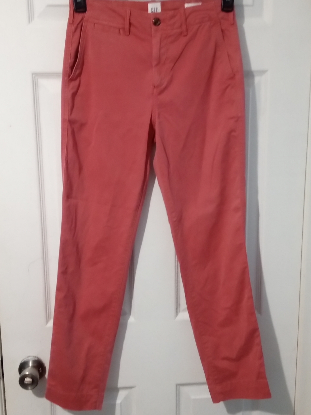 GAP Women's Salmon Straight-Leg Pants